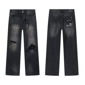 Men's Black Distressed Jeans